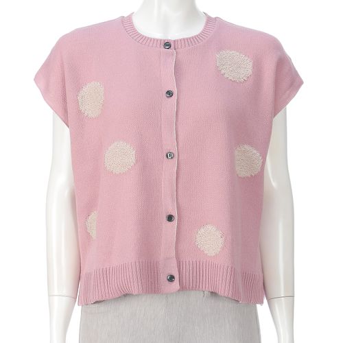 愛装
丸柄パイルジャガードベスト