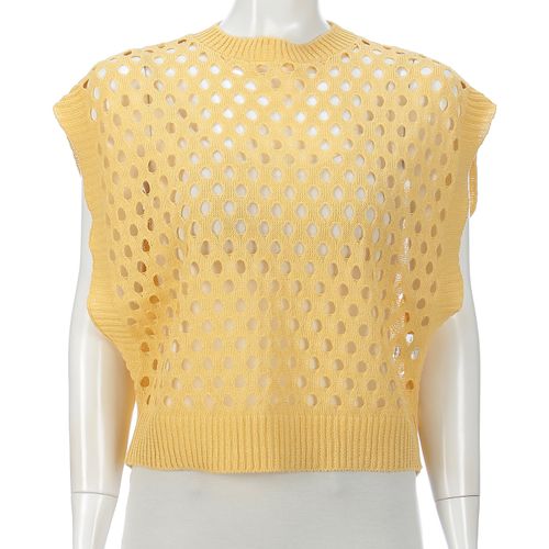 愛装
麻混穴あきベスト