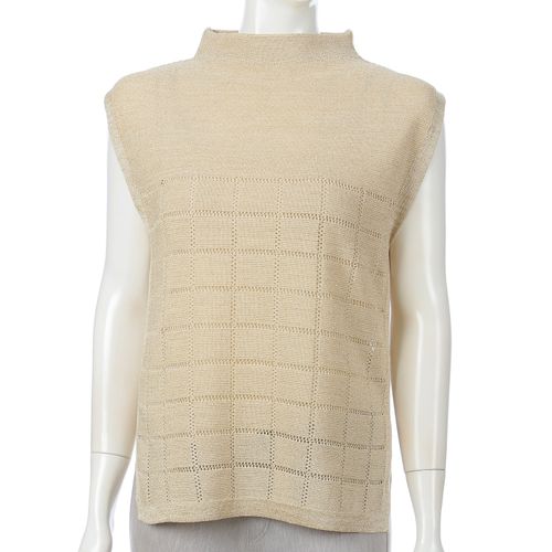 ライズ
ラメ入りプルオーバーベスト