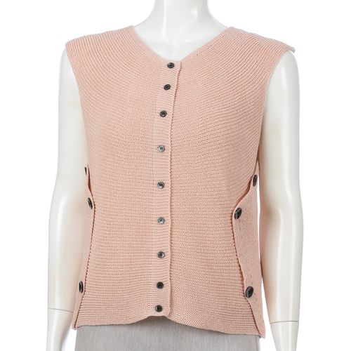 ライズ
脇釦求心前開きベスト