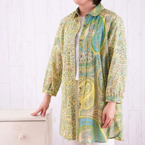 山本仁商店
シルクロード 前ピンタックシャツチュニック ゴルボテ