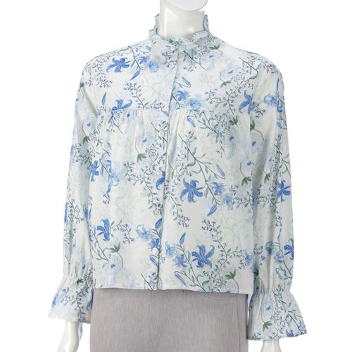 リベルテ
LAPIS ROUGE ボタニカルプリント大ブラウス