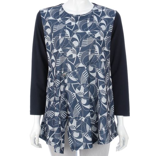 モンパリス
切替プリントボタン付チュニック