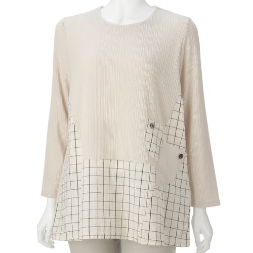 モンパリス
切替ボタン付きチュニック