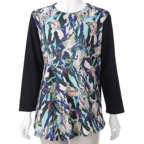 モンパリス
LLサイズ 前身プリントボタン付きチュニック