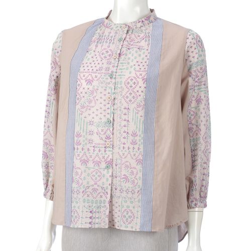 アトリエ雅
アトリエ雅 プリント無地配色ブラウス