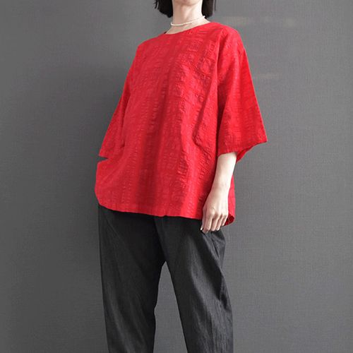 ケトレード
ケトレード ブロックエンボスブラウス