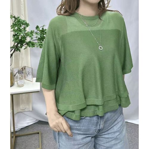 ドナ・マリー
Dona Marie レイヤード風フレアニットプルオーバー