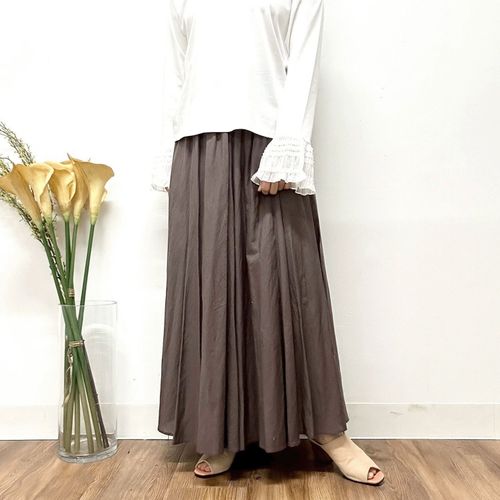 クリーク
MONiLE 綿レーヨンロングスカート