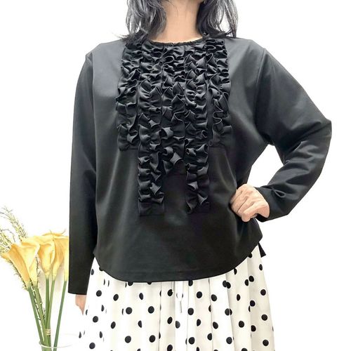 クリーク
MONiLE フリルカットソー