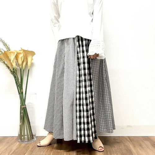 クリーク
MONiLE サッカーチェック柄組み合わせスカート