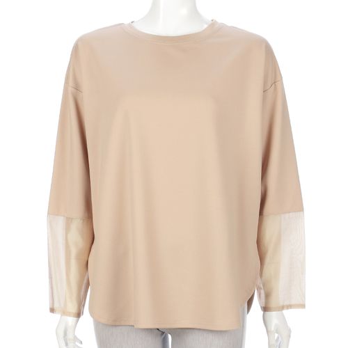 シシエス
袖シアー切替プルオーバー