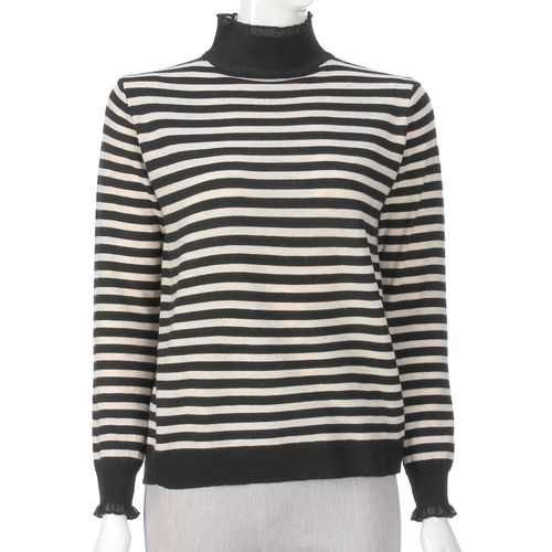 豊和コーポレーション
首オーガンジーボーダーニット