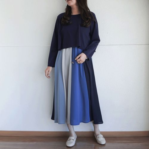 玉一商店
配色切替ワンピース