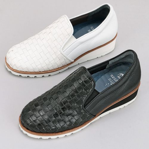 ステップナイン
SPORTS NINE メッシュレザースリッポンシューズ 0661