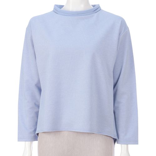 ザビ
コードレーンダブルロールネックカットソー