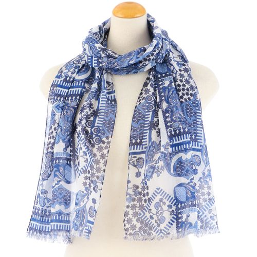 インディラ
インド製 コットンプリントストール