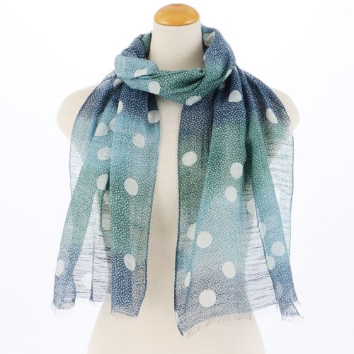 インディラ
インド製 綿シルクグラデーションストール