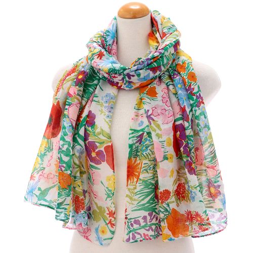 サード　コレクション
花柄プリントストール