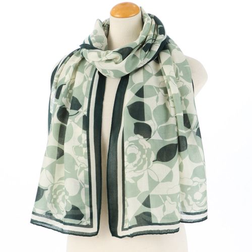 サード　コレクション
バラ柄ストール