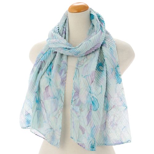 サード　コレクション
花柄プリーツストール