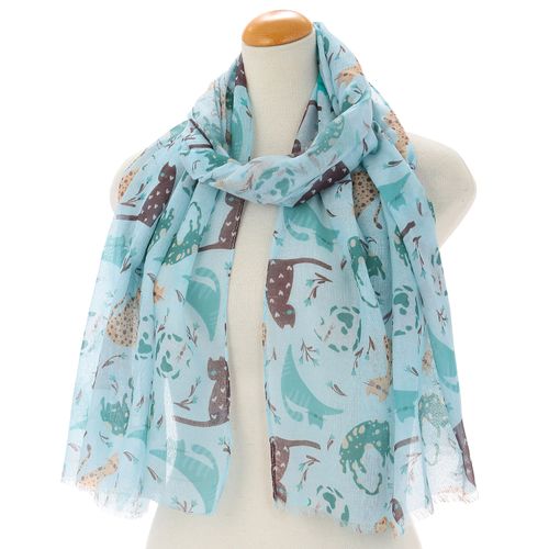 サード　コレクション
ネコ柄プリントストール