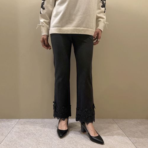 ジェイシーインターナショナル
Super Beauty 裾レース×リボン使い 裏起毛パンツ