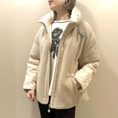 ジェイシーインターナショナル
Super Beauty レイヤード風ダウンコート（袖着脱可）