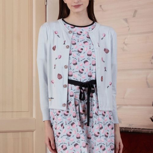 ジェイシーインターナショナル
Super Beauty スイーツ刺しゅうニットカーディガン