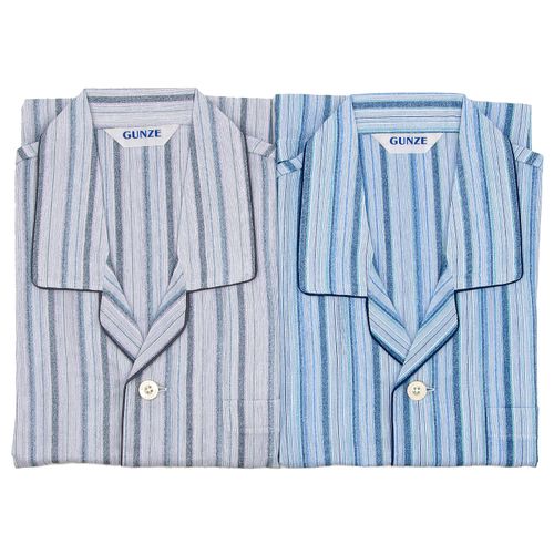 4901420640547







グンゼ
GUNZE 紳士 長袖袖長パンツパジャマ ストライプM／L