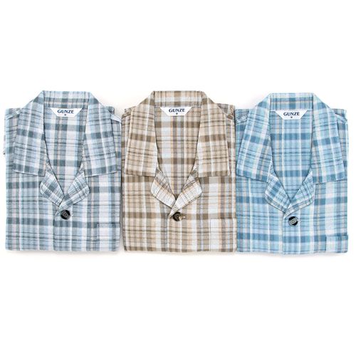 4547531865099







グンゼ
GUNZE 紳士 ソフトキルト長袖長パンツ パジャマ チャック柄 M／L