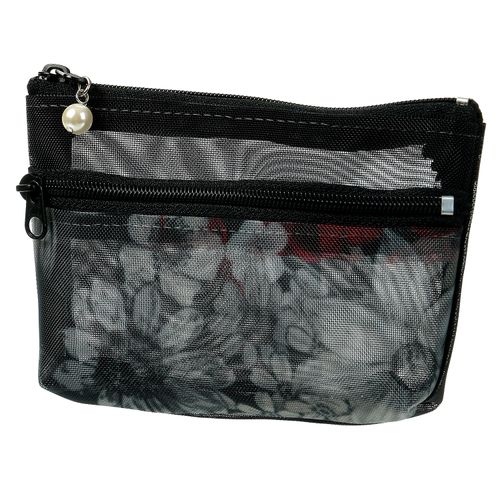 笹倉商店
柄メッシュ 2段ファスナーポーチ 小