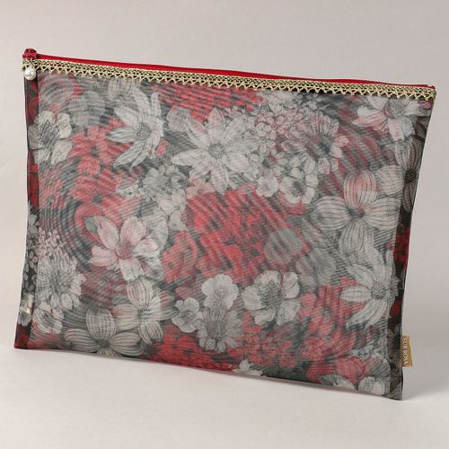 笹倉商店
ゴールドテープ メッシュ平ポーチ 特大