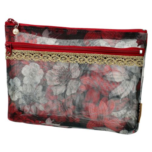 笹倉商店
ゴールドテープ メッシュ 前ファスナーポケット付ポーチ