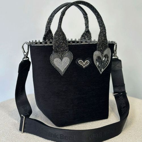 はちや
Think Bee！ グリッターブラックミニトート