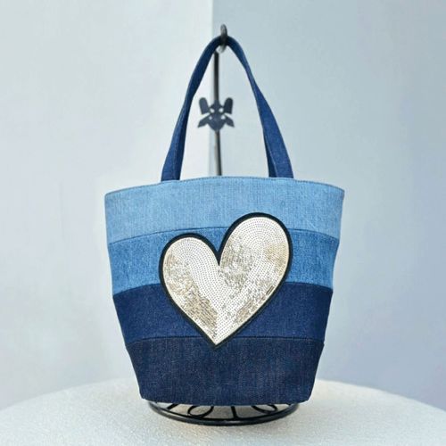 はちや
Think Bee！ デニムゴールドムーン手提げバッグ