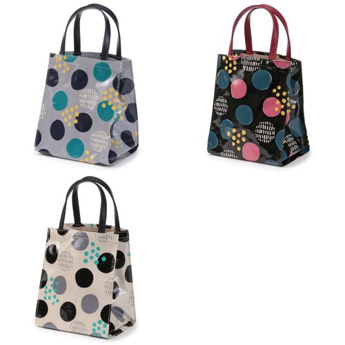 パン．クリエーション
ドット柄コーティングミニ手提げ