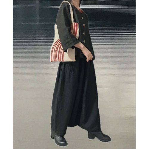 ＴＯＭＯＯ　ＤＥＳＩＧＮＳ
TOMOO DESIGNS Water Flow刺繍トートバッグ