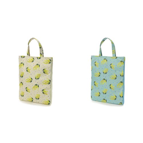 ラルジュ
ミモザ柄A4拡張縦型バッグ