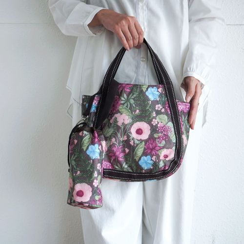 東邦撚糸
保冷ボタニカル柄ボトル付きバッグ バルーン小