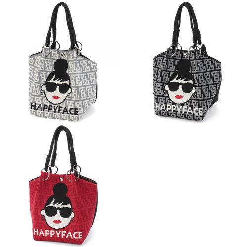 サード　コレクション
HAPPY FACE ミニニットバッグ モノグラム