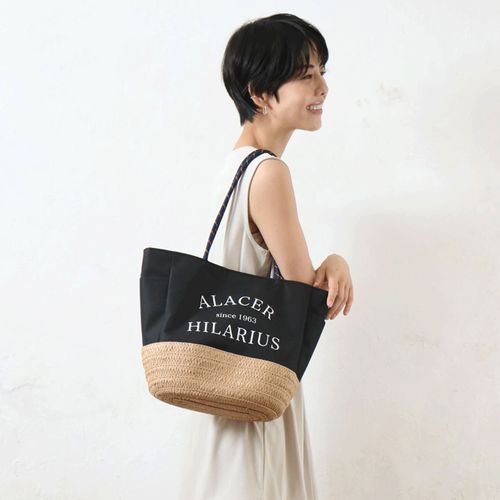 4550521103194







センバドー
雑材パラロープハンドルロゴトートバッグ