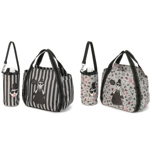 東邦撚糸
保冷レディエマ柄ボトル付きバッグ バルーン小 保冷シート取り外しタイプ