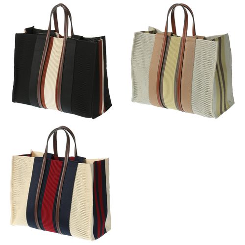 4573312326213







アンビリオン
cachecache マルチカラーストライプ2WAYスクエアトートバッグ