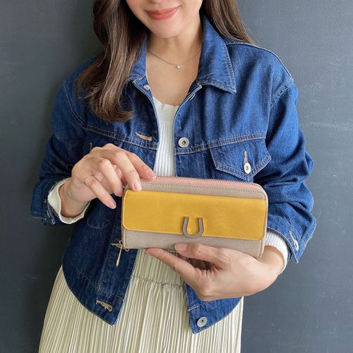 ラムモード
馬蹄金具ラウンド長財布