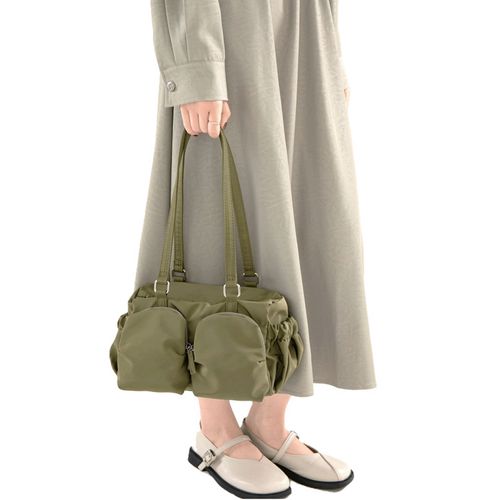 アートライン
adia 2ポケットデザインナイロン横長バッグ