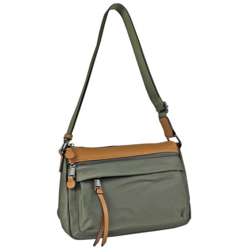 ウィズ
ナイロン×牛革ショルダーバッグ