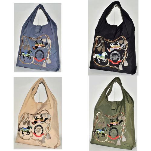 サンモト
馬刺繍コンパクトトートバッグ小