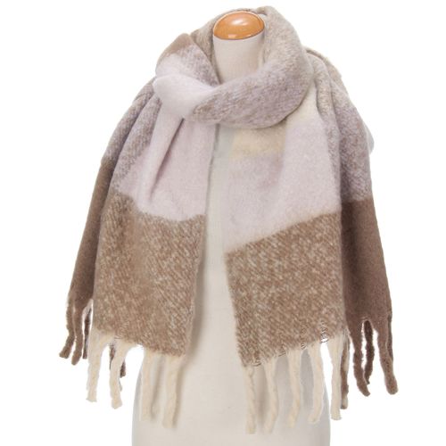 ファミクオーレ
ブロックチェックブークレーマフラー