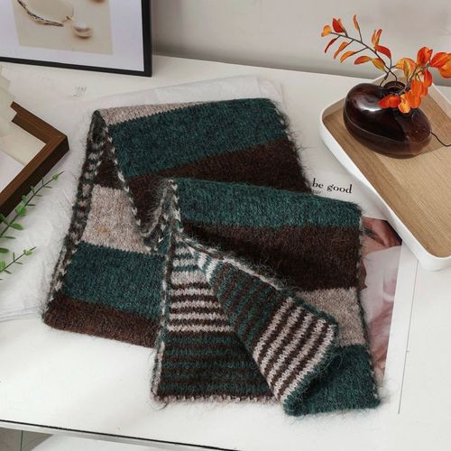 ジェノバ
ボーダーニットリバーシブルマフラー